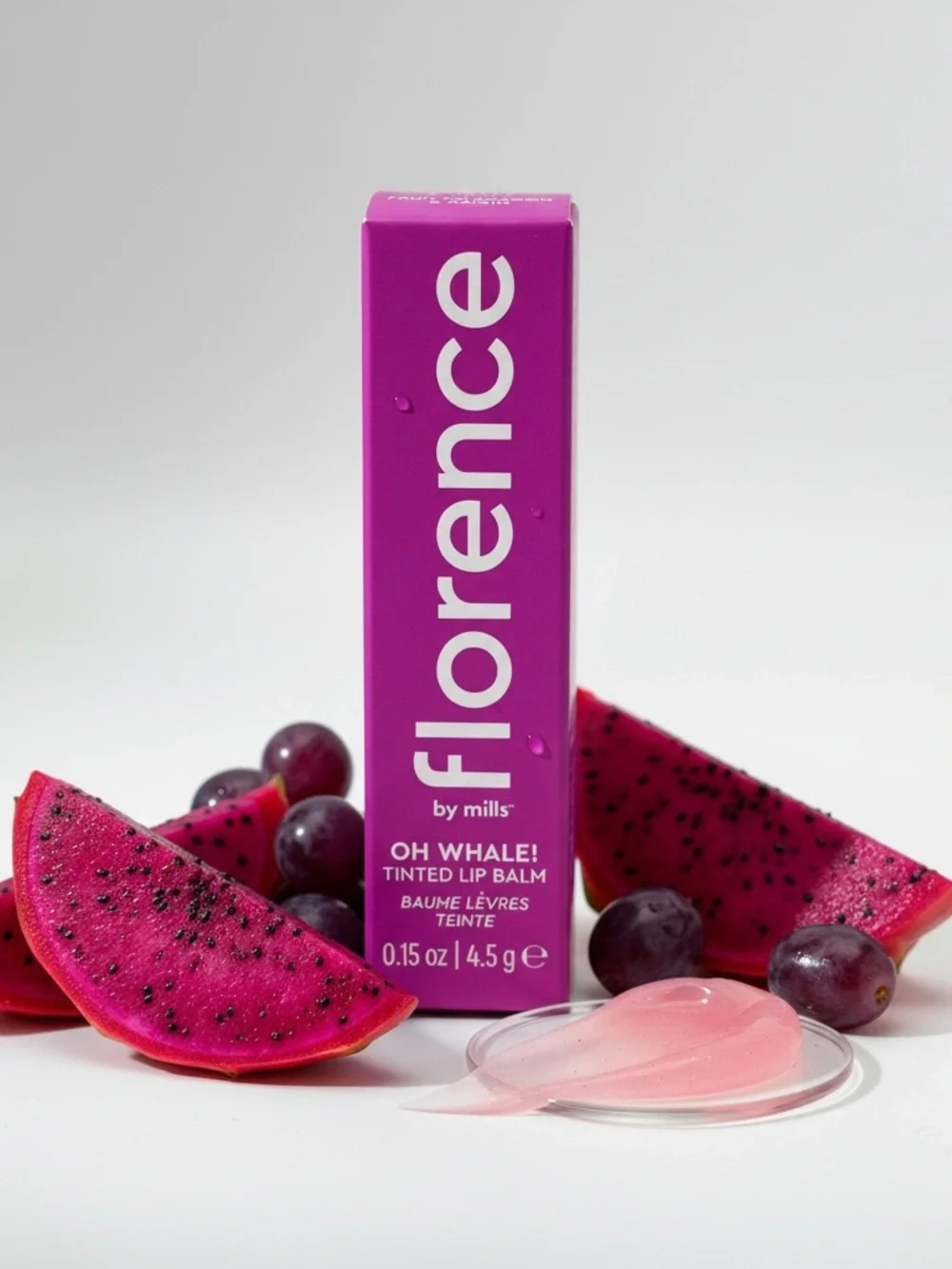 Florence by Mills Oh Whale Tinted Lip Balm 0.15oz New